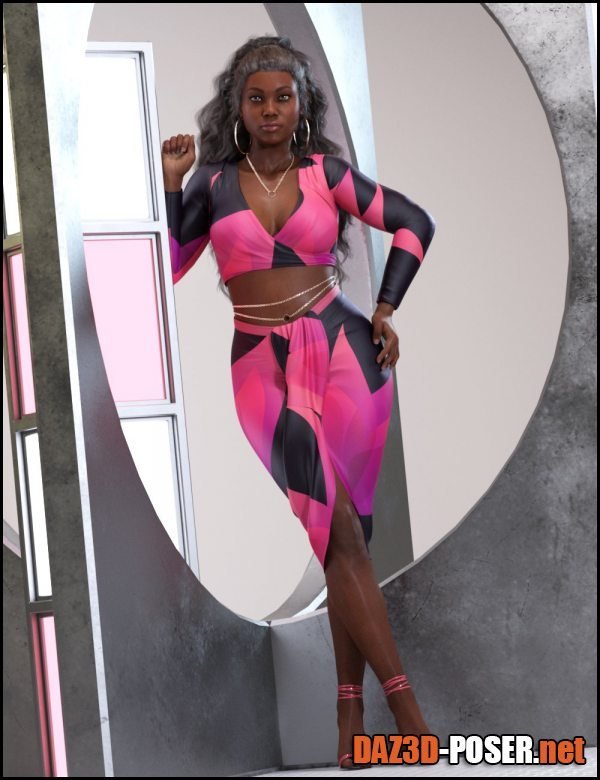 Dawnload On Fleek Outfit with dForce for Genesis 8 Females for free