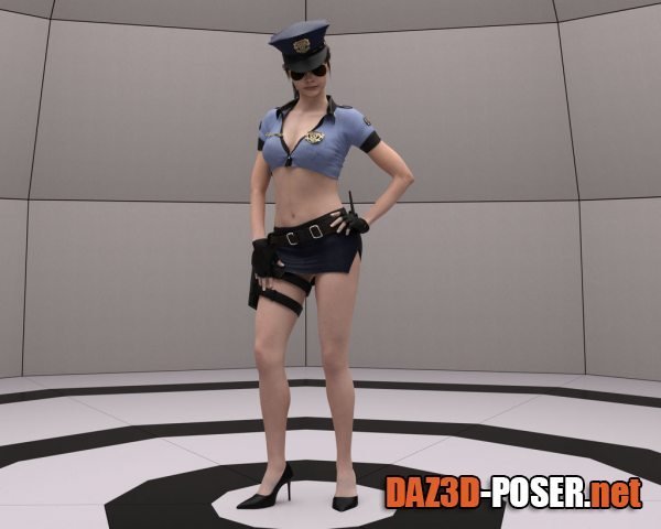 Dawnload Claire Bad Cop for Daz for free