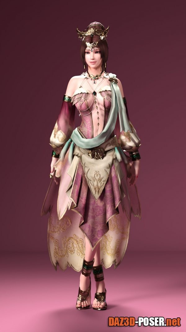 Dawnload DiaoChan from Dynasty Warriors 8 For Genesis 8 Female for free