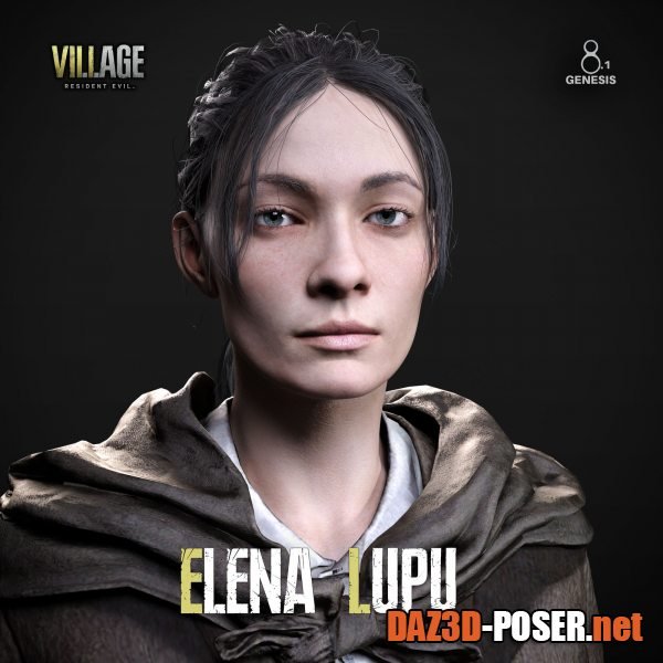 Dawnload Elena Lupu For Genesis 8 and 8.1 Female for free