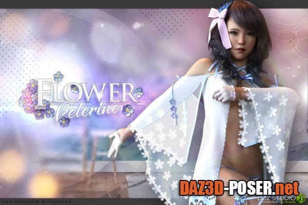 Dawnload dForce Flower Pelerine G8F for free