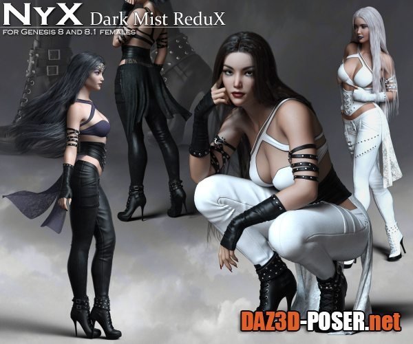 Dawnload NyX Dark Mist ReduX for Genesis 8 and 8.1 Females for free