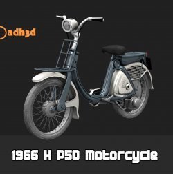 1966 H P50 motorcycle
