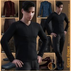 Goth Force for H&C Weekend Casual Suit for Genesis 8 Male