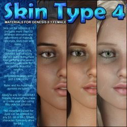 Exnem Skin Type 4 for Genesis 8.1 Female