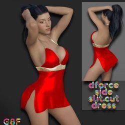 dForce Side Slit-Cut Dress G3F & G8F
