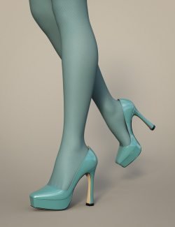 Square Pumps 2 for Genesis 8 and 8.1 Females