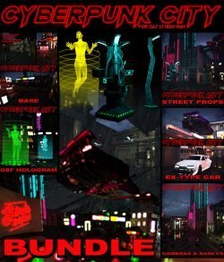 Cyberpunk City BUNDLE for DS Iray