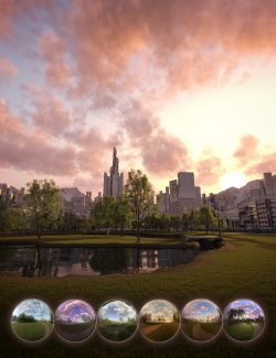 Future City Park – 8k HDRI Scenes
