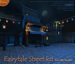 Fairytale Street kit for Daz Studio