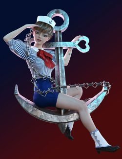 dForce Anchors Away Outfit for Genesis 8 Female