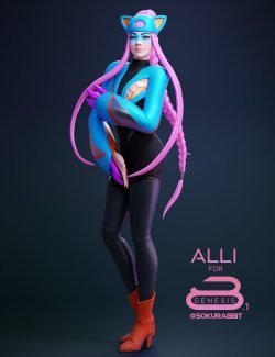 Alli For Genesis 8 and 8.1 Female