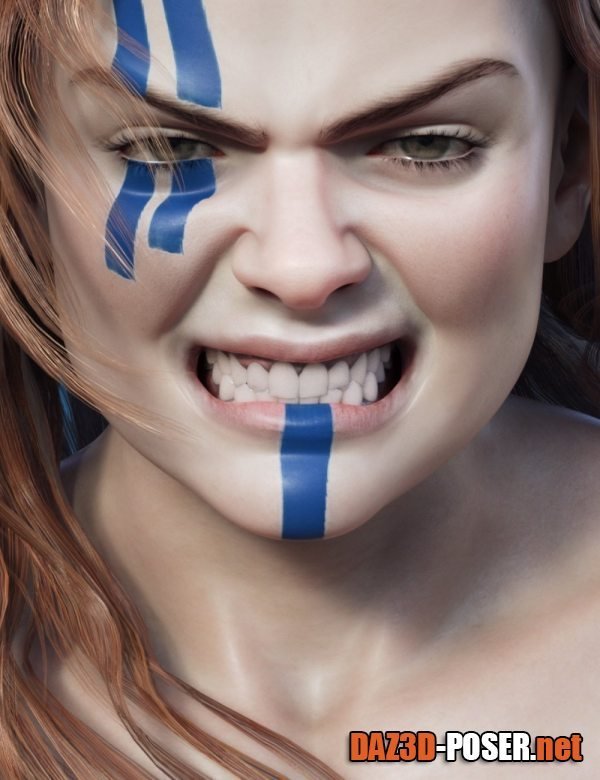 Dawnload Viking Warrior Expressive for Freja 8 and Genesis 8 Female for free