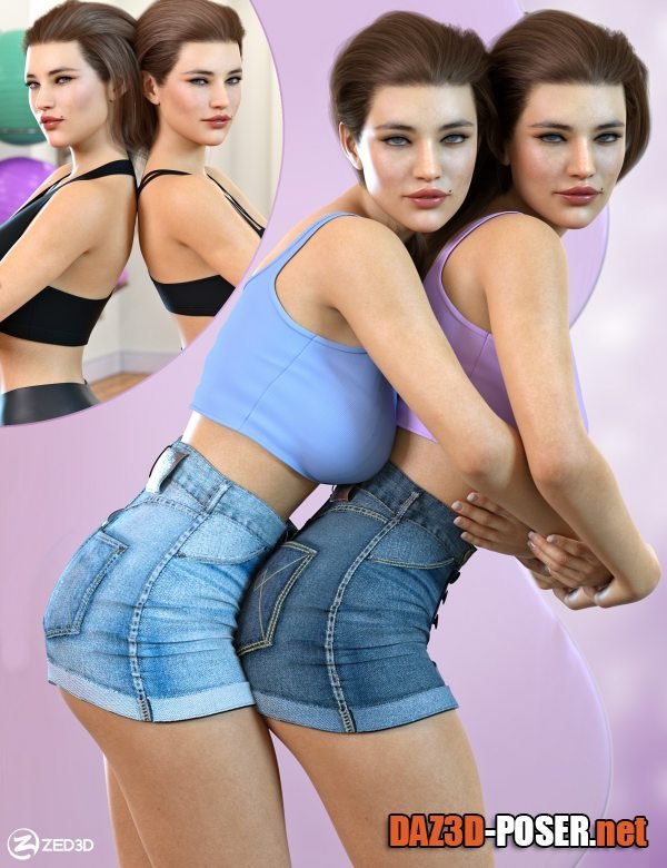 Dawnload Z Twins - Couple Poses for Genesis 8 and 8.1 for free