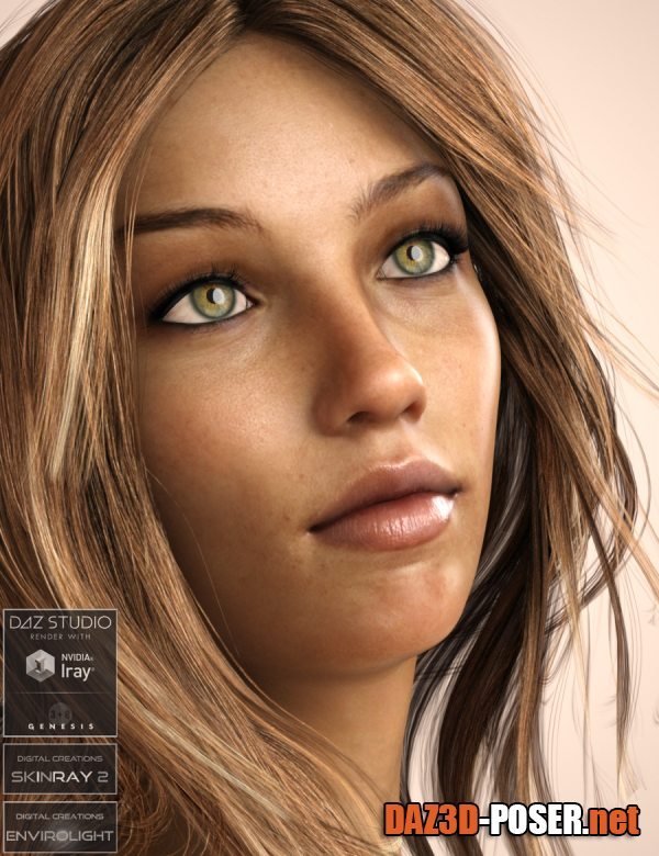 Dawnload Anatomically Correct: Jenna for Genesis 3 and Genesis 8 Female for free
