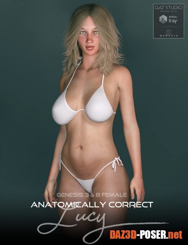 Dawnload Anatomically Correct: Lucy for Genesis 3 and Genesis 8 Female for free