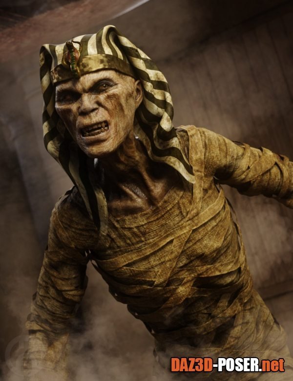 Dawnload Amun-Raw Mummy for Genesis 8.1 Male for free