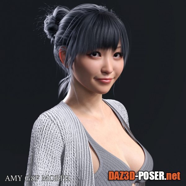Dawnload Amy Character Morph For Genesis 8 Females for free