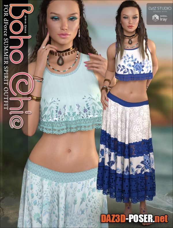 Dawnload Boho Chic for dForce Summer Spirit Outfit G8F for free