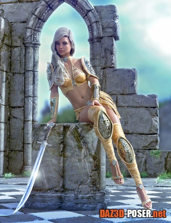 Dawnload dForce EF Dangerous Beauty Outfit for Genesis 8 and 8.1 Females for free