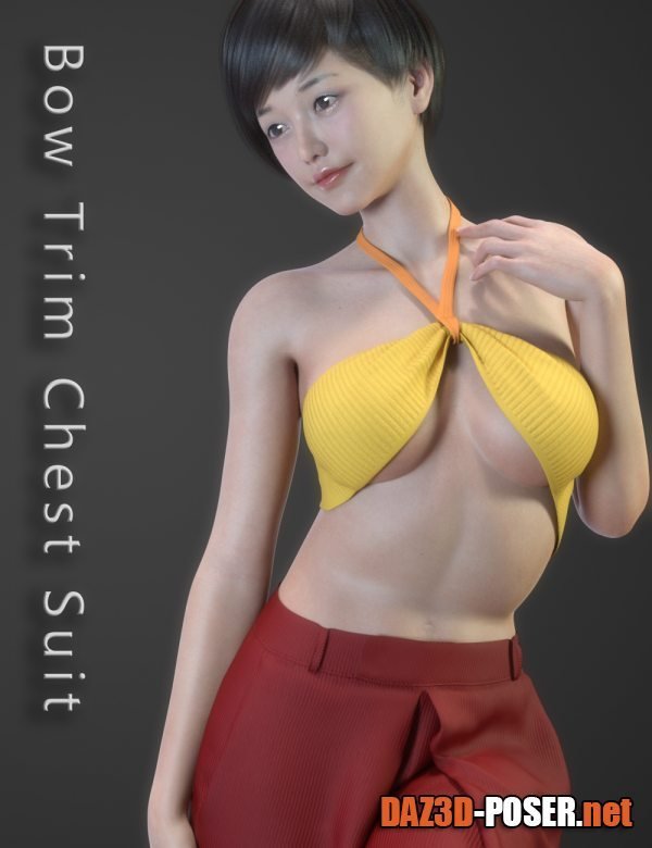 Dawnload Bow Trim Chest Suit for free