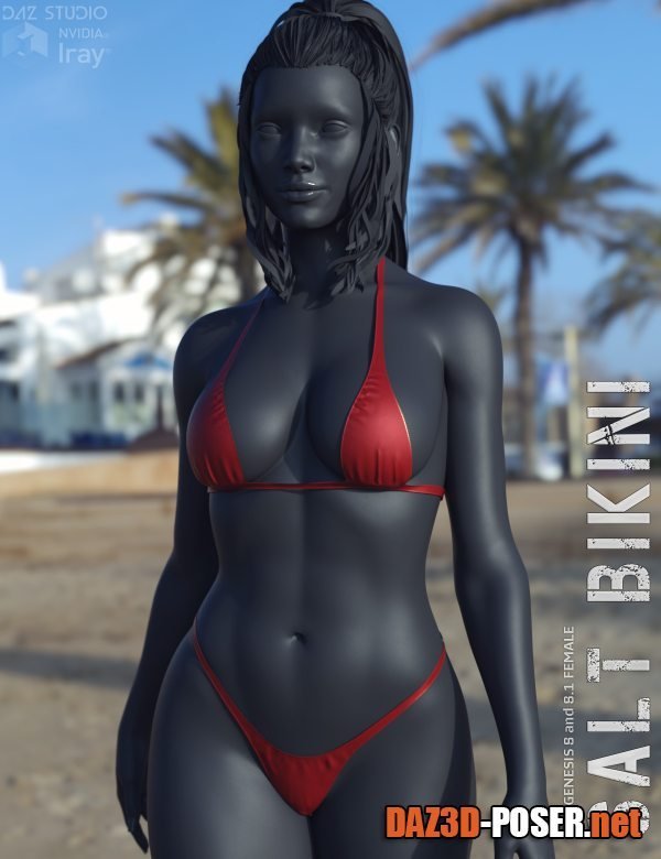 Dawnload dForce Salt Bikini for Genesis 8 and 8.1 Female for free