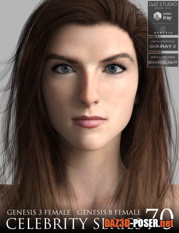 Dawnload Celebrity Series 70 for Genesis 3 and Genesis 8 Female for free