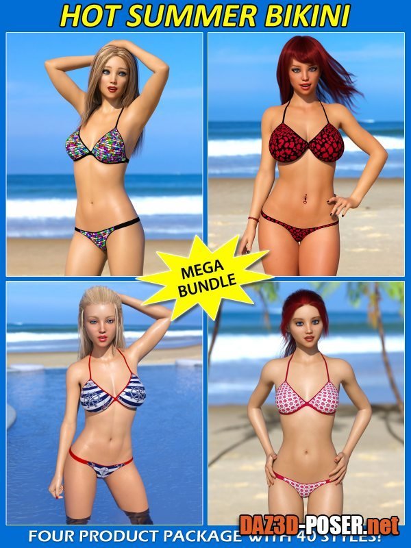 Dawnload Hot Summer Bikini Mega Bundle For G8F for free