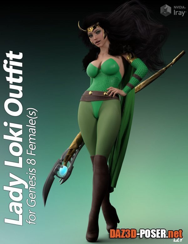 Dawnload Lady Loki For Genesis 8 Female for free
