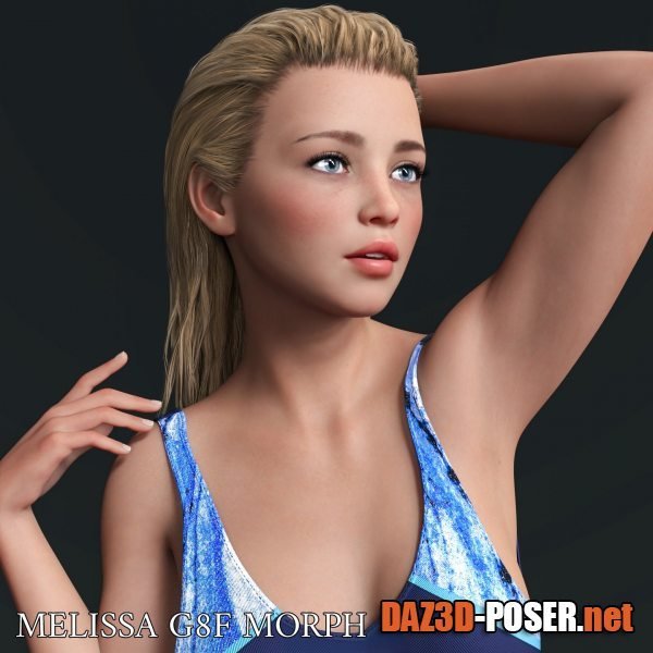 Dawnload Melissa Character Morph For Genesis 8 Females for free
