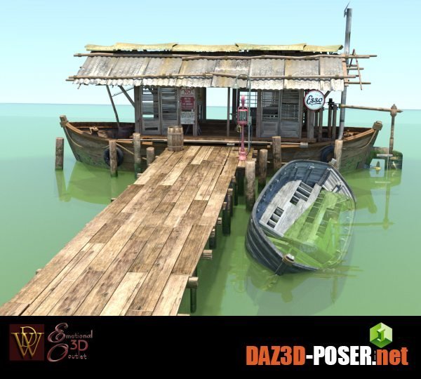 Dawnload MS17 Swamp Boat for DAZ for free