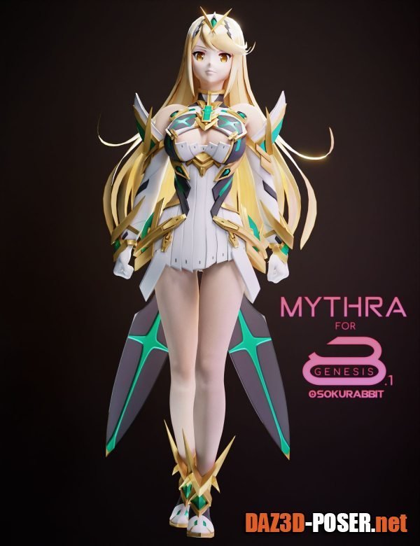 Dawnload Mythra for Genesis 8 and 8.1 Female for free