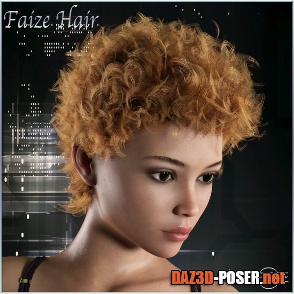 Dawnload Prae-Faize Hair For G3/G8 Daz for free