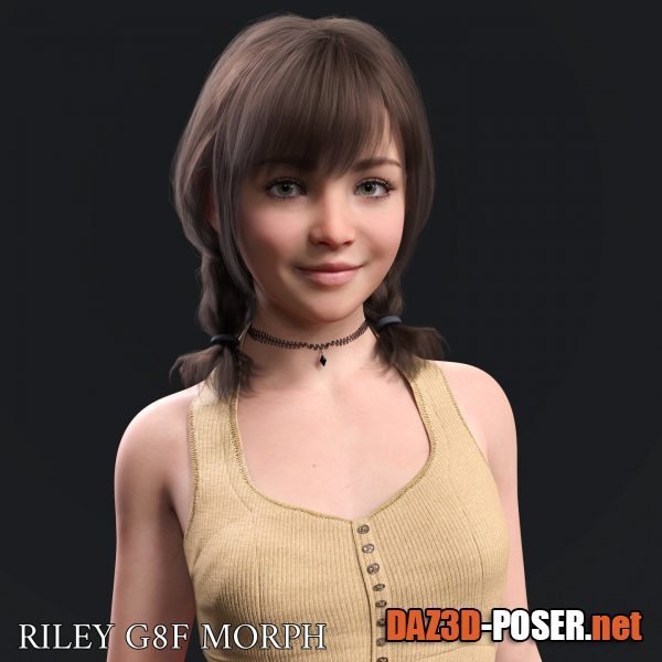 Dawnload Riley Character Morph For Genesis 8 Females for free
