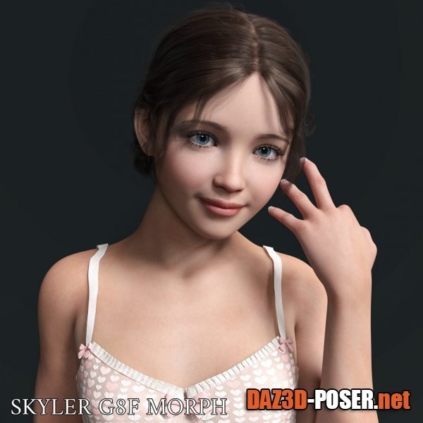 Dawnload Skyler Character Morph For Genesis 8 Females for free