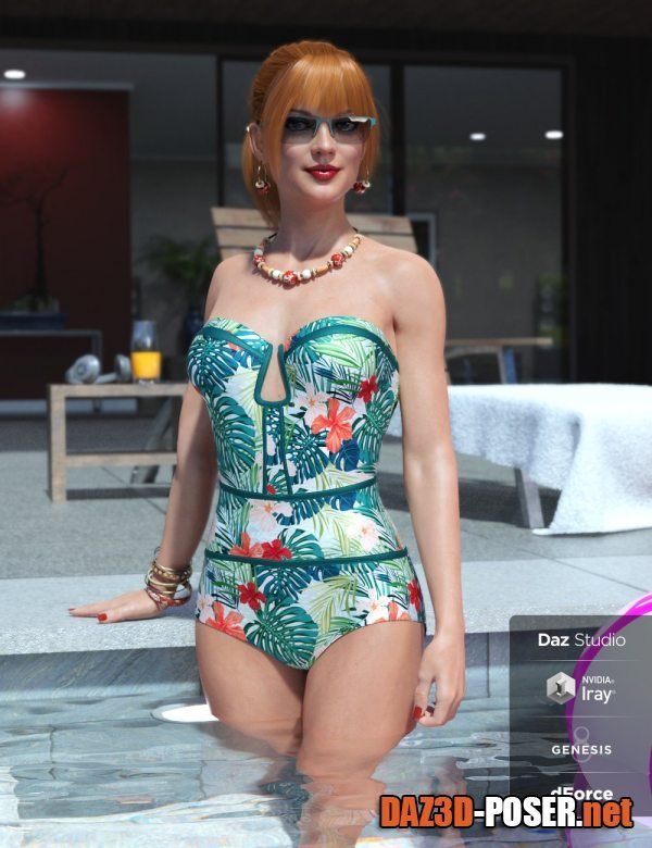 Dawnload Sophisticated Swimsuit for Genesis 8 Female(s) for free
