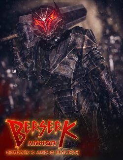 Berserk Armor For Genesis 3 and 8 Male(s)