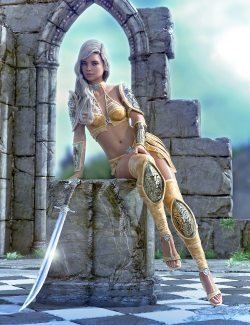 dForce EF Dangerous Beauty Outfit for Genesis 8 and 8.1 Females