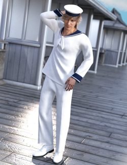 dForce Sailorman Outfit for Genesis 8 Males