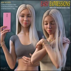 Easy Expressions for Genesis 8.1 Female
