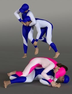 Grappling Poses Volume 2 for Genesis 8 and 8.1