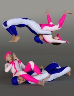 Grappling Poses Volume 3 for Genesis 8 and 8.1