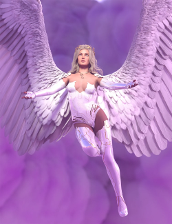 Guardian Angel Hierarchical Poses for Genesis 8.1 Female and Avija Wings