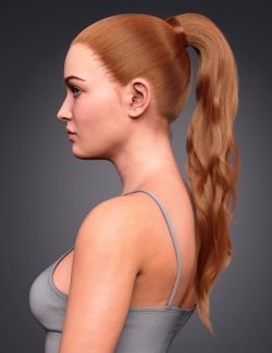 High Ponytail for Genesis 8 and 8.1 Females