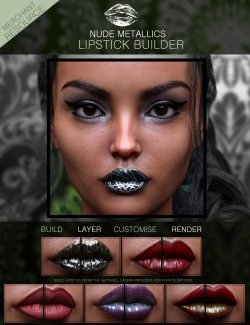 Nude Metallics Lipstick Builder Merchant Resource Genesis 8