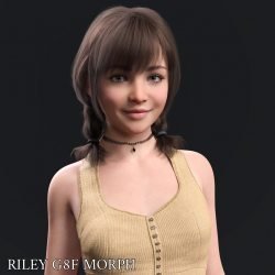 Riley Character Morph For Genesis 8 Females