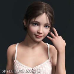 Skyler Character Morph For Genesis 8 Females