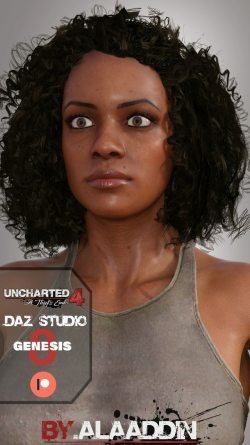 Uncharted 4 Nadine Ross for Daz G8F