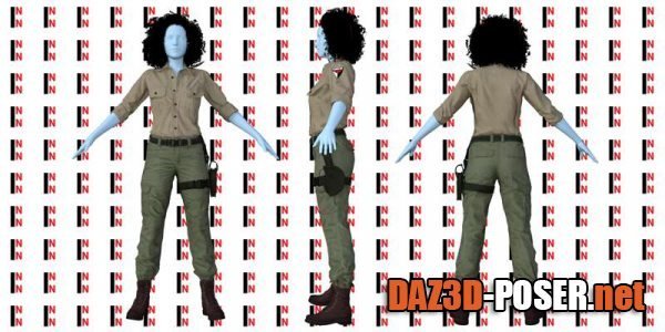 Dawnload Uncharted Nadine Island Outfit For Genesis 8 Female for free