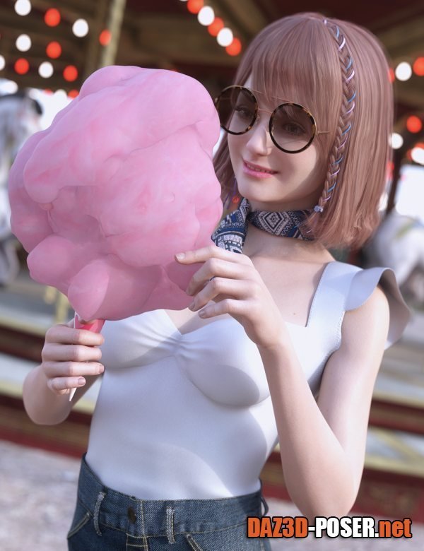 Dawnload KA Candy Floss for Genesis 8 Female for free